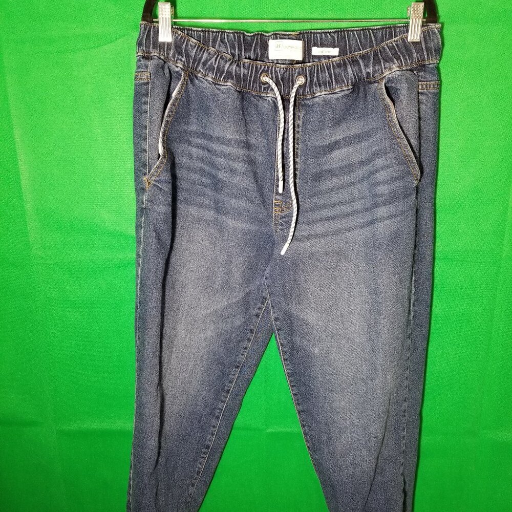 RE Generation Celebrity Pink Jasmine Light Wash Denim Jogger Jeans Size L